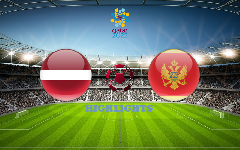 Латвия - Черногория обзор 24.03.2021 ЧМ-2022