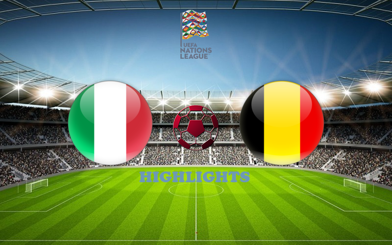 Италия - Бельгия обзор 10.10.2021 Лига наций УЕФА