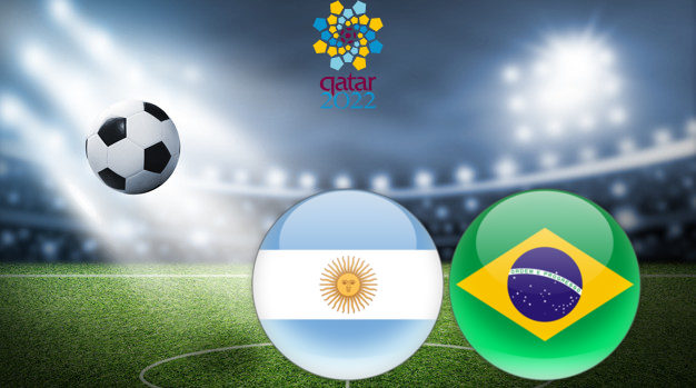 Аргентина - Бразилия ЧМ-2022 17.11.2021