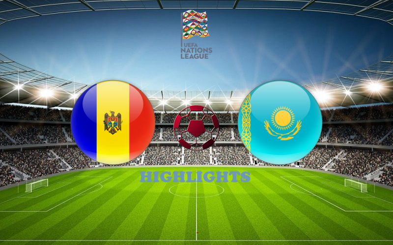 Молдова - Казахстан обзор 24.03.2022 Лига наций УЕФА