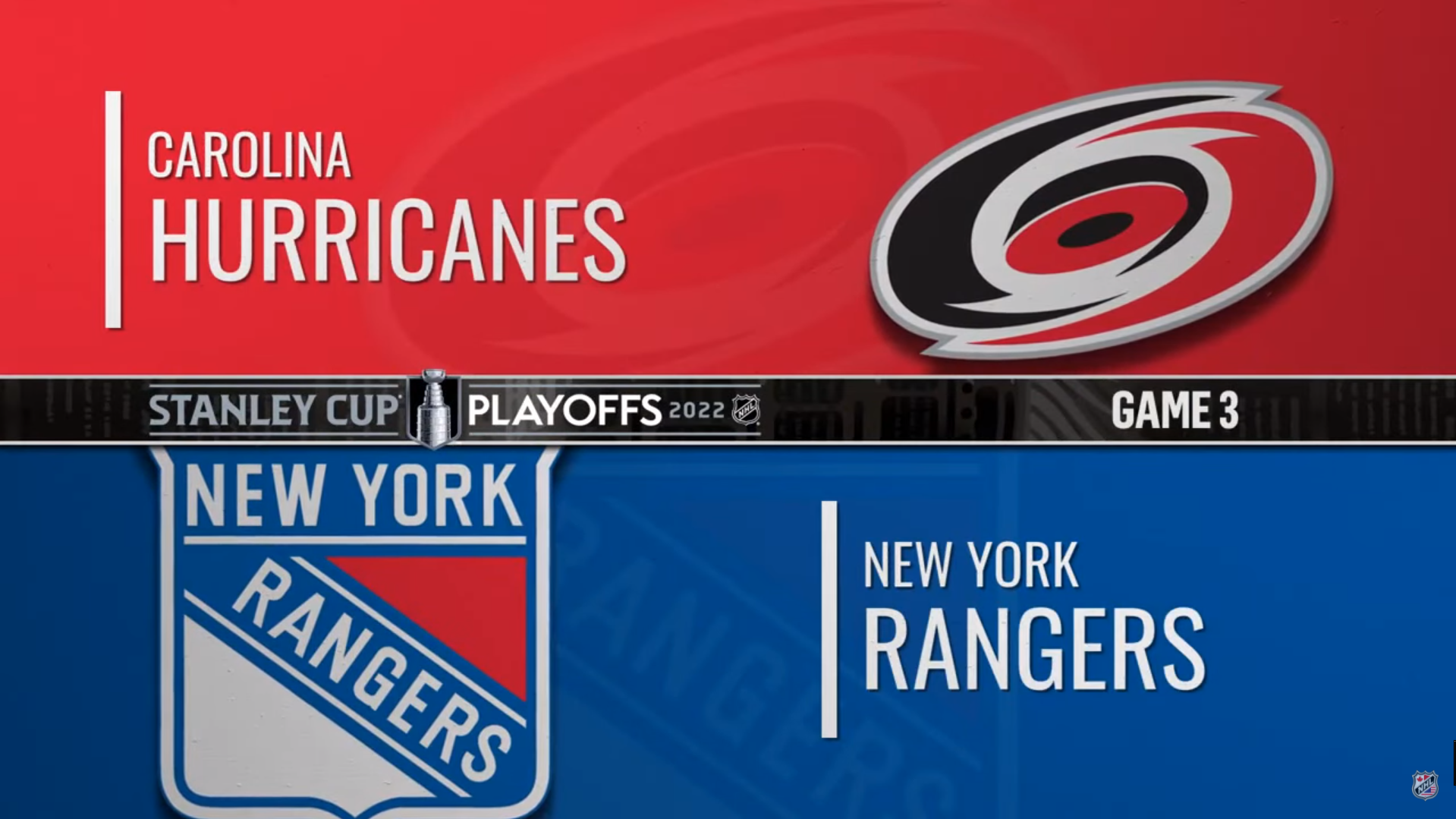 New York Rangers vs Carolina Hurricanes