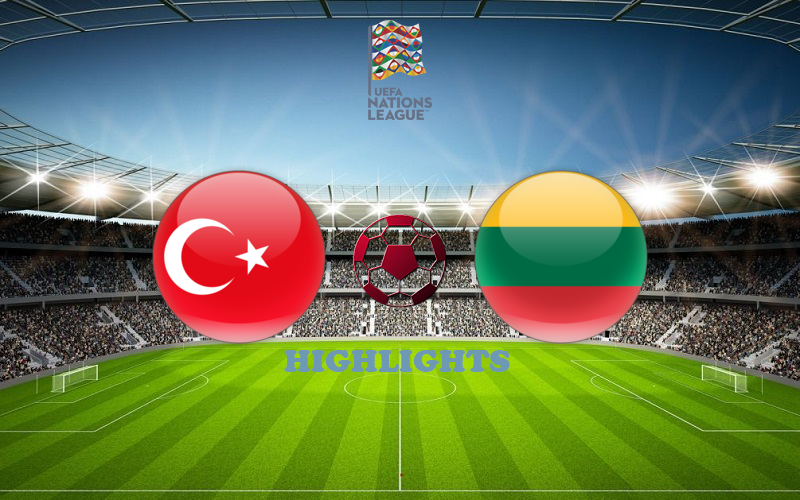 Турция - Литва обзор 14.06.2022 Лига наций УЕФА