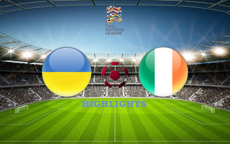 Украина - Ирландия обзор 14.06.2022 Лига наций УЕФА