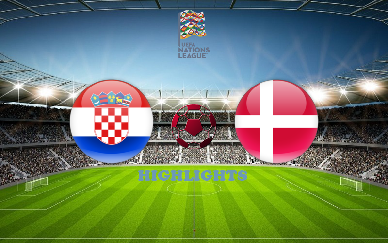 Хорватия - Дания обзор 22.09.2022 Лига наций УЕФА