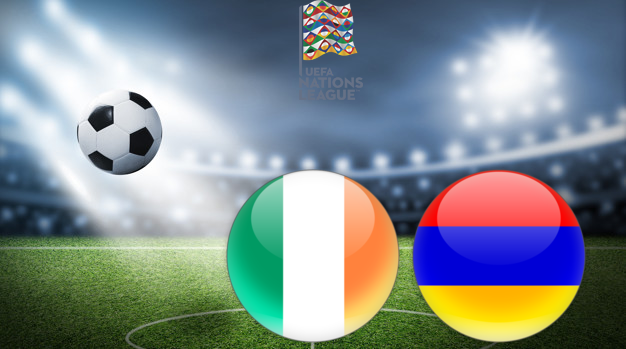 Ирландия - Армения Лига наций УЕФА 27.09.2022
