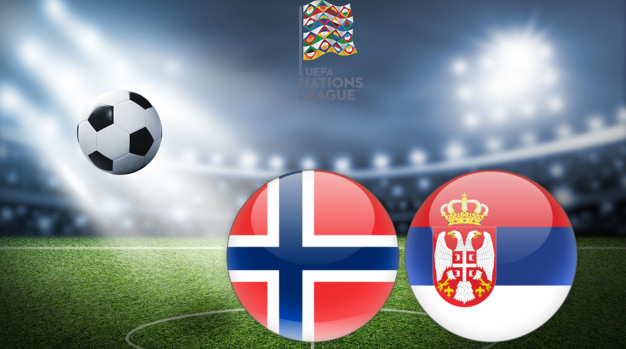 Норвегия - Сербия Лига наций УЕФА 27.09.2022