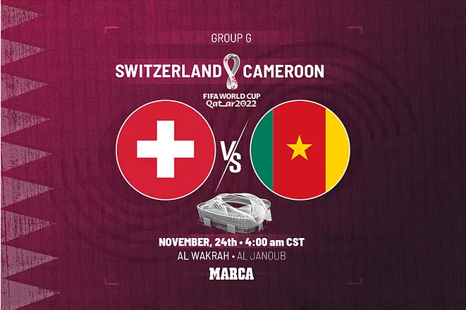 Швейцария - Камерун ЧМ-2022 24.11.2022
