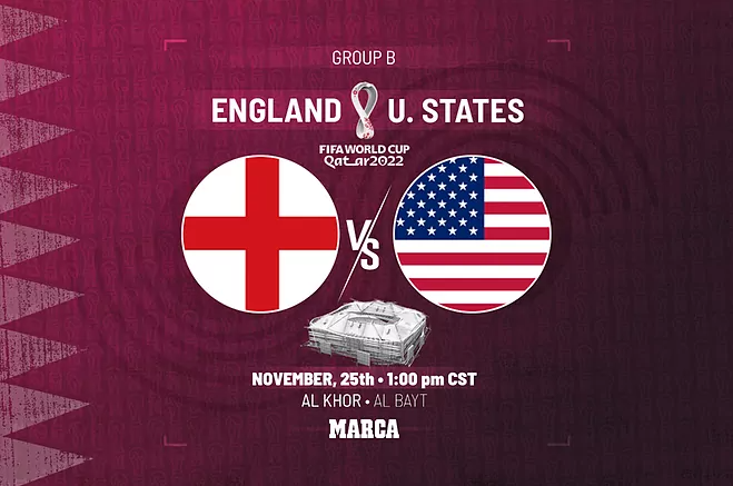 Англия - США ЧМ-2022 25.11.2022