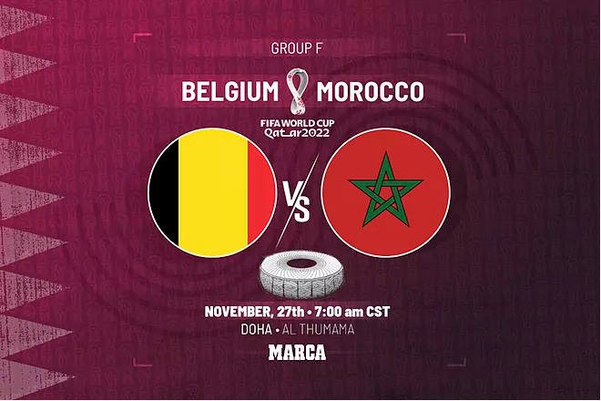 Бельгия - Марокко ЧМ-2022 27.11.2022
