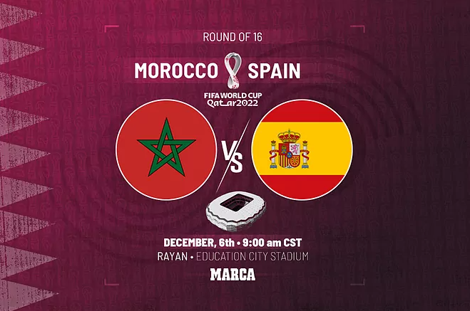 Марокко - Испания ЧМ-2022 06.12.2022