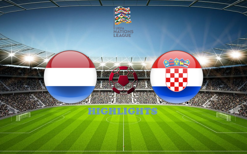 Нидерланды - Хорватия обзор 14.06.2023 Лига наций УЕФА