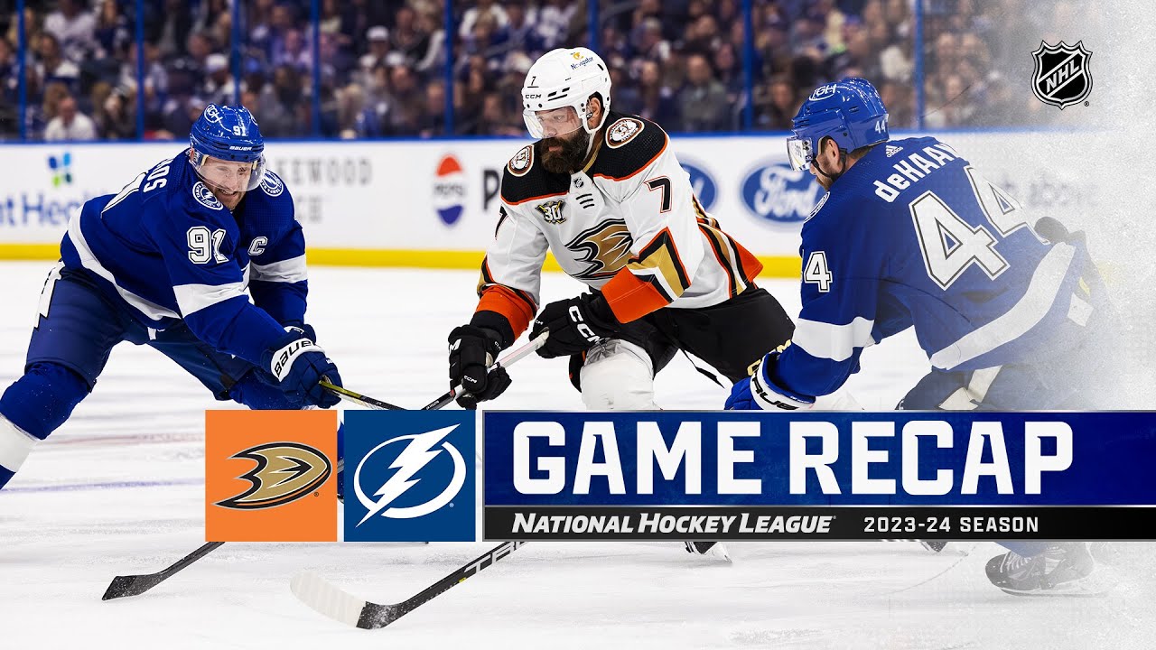 Тампа-Бэй Лайтнинг - Анахайм Дакс Тампа-Бэй Лайтнинг - Анахайм Дакс 14.01.2024