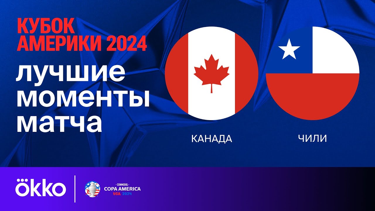 Канада - Чили 30.06.2024 Кубок Америки