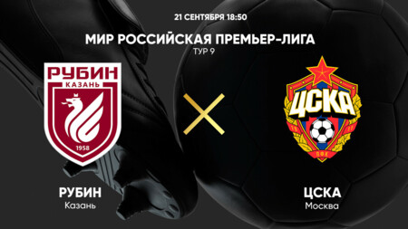 Рубин - ЦСКА РПЛ 21.09.2024 Рубин - ЦСКА
