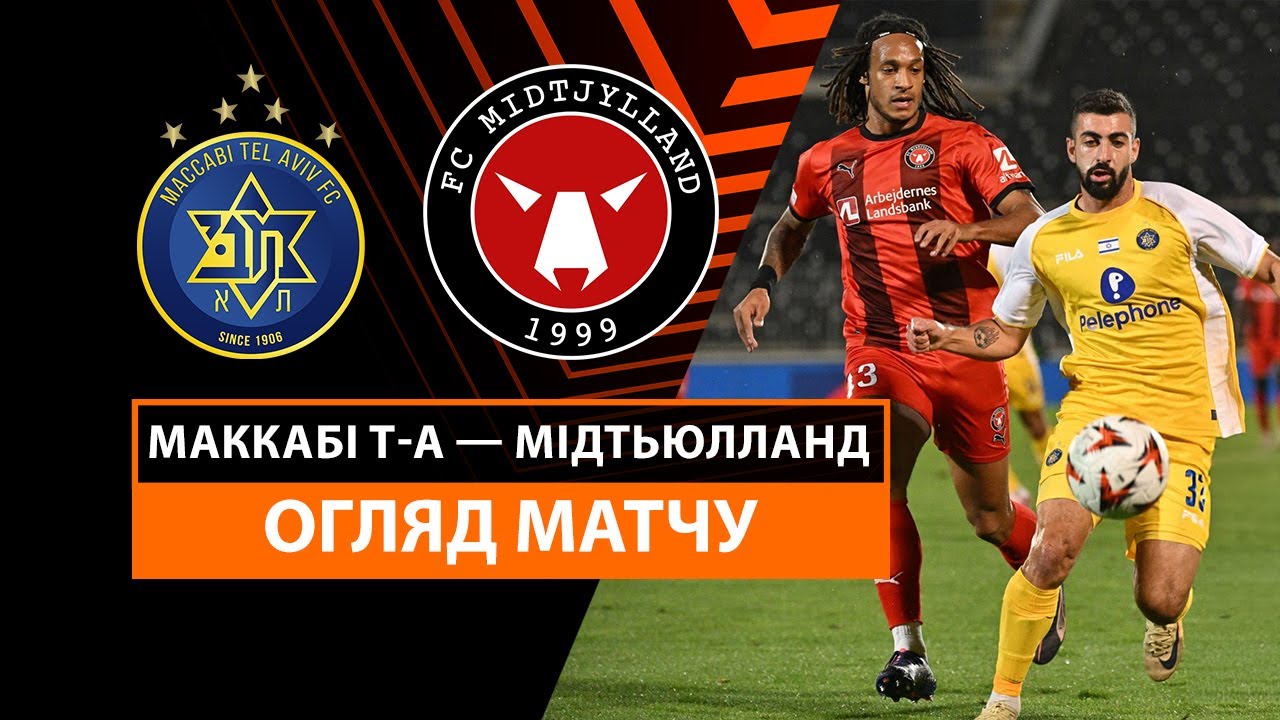 Маккаби Т-А - Мидтьюлланн 03.10.2024 Лига Европы