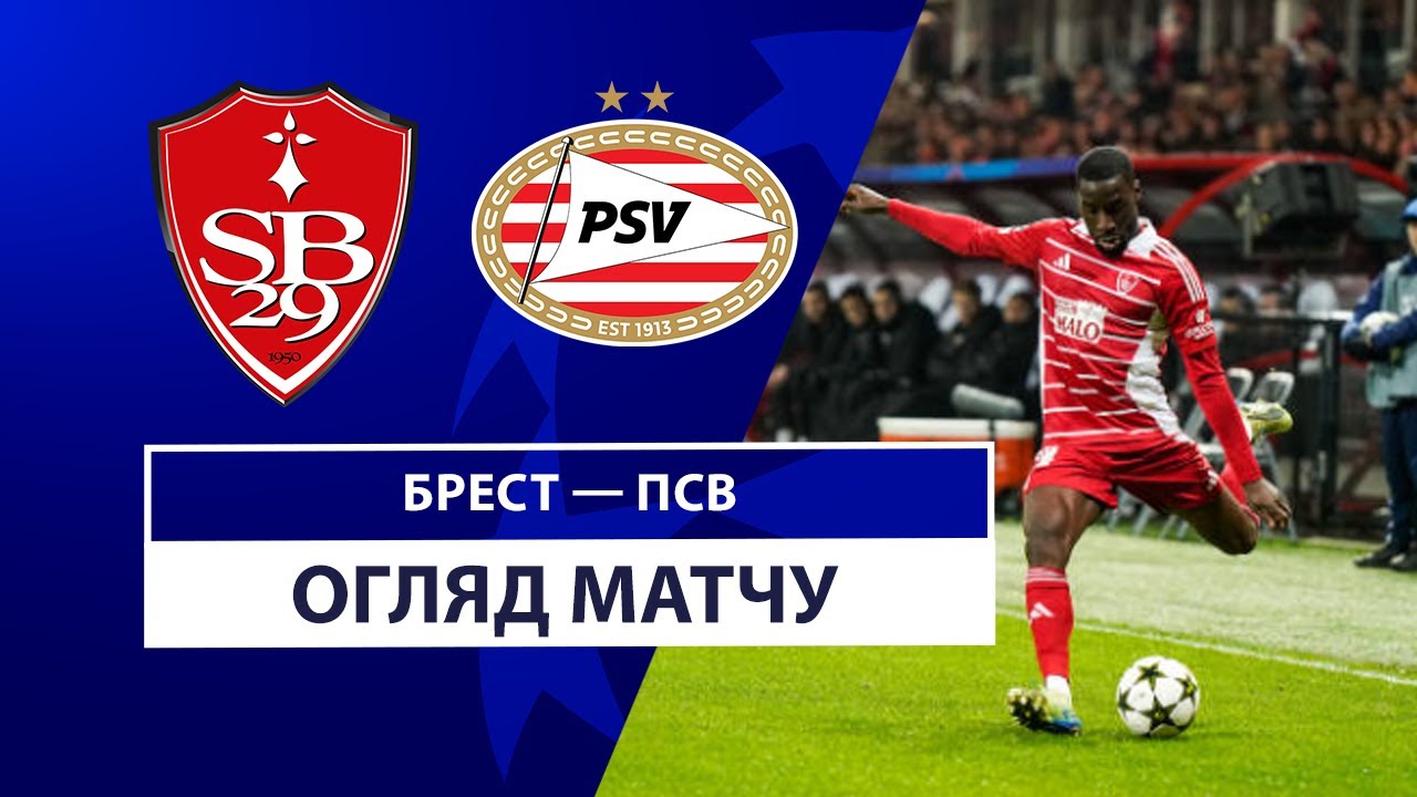 Брест - ПСВ 10.12.2024 Лига Чемпионов