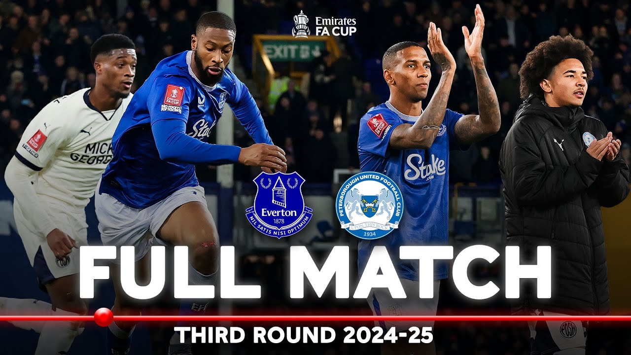 Эвертон - Питерборо Юнайтед Кубок Английской Лиги 09.01.2025 Эвертон - Питерборо Юнайтед