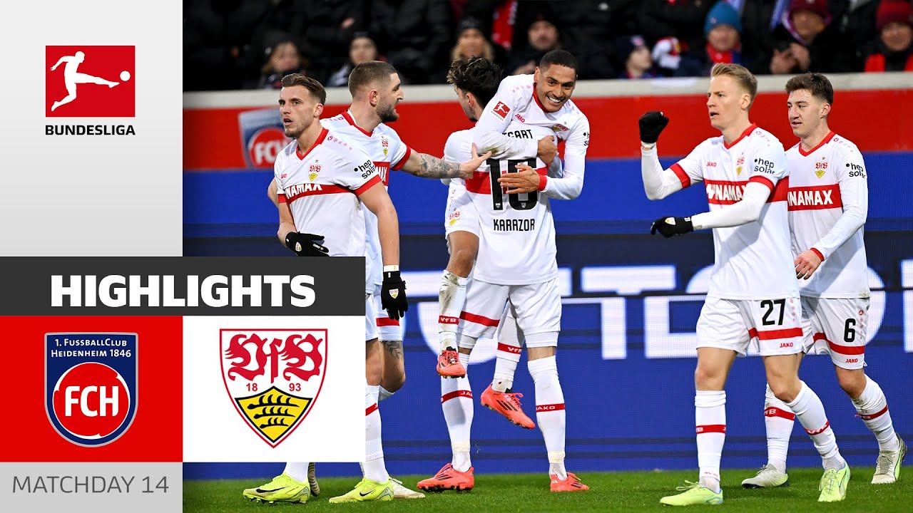 Штутгарт - Хайденхайм 25.04.2025 Бундеслига