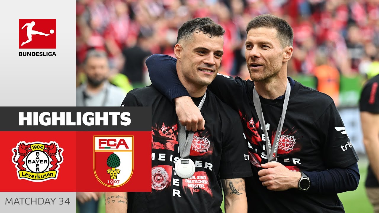 Байер - Аугсбург 26.04.2025 Бундеслига