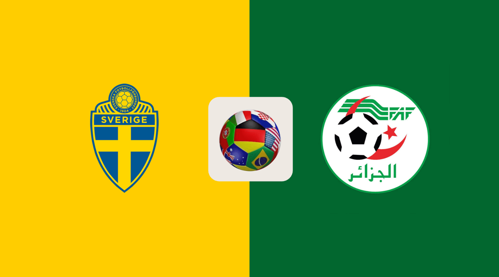 Швеция - Алжир