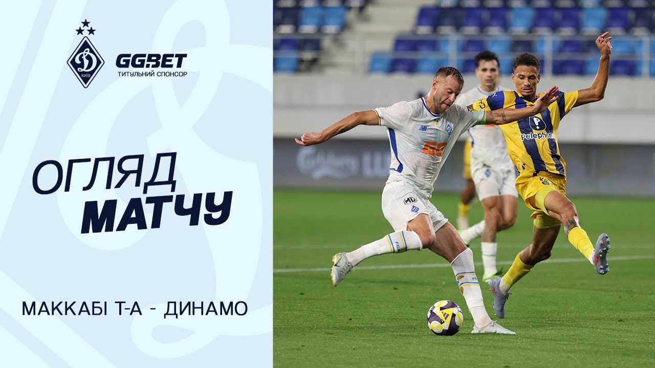 Маккаби Т-А - Динамо Киев 21.08.2025 Лига Европы