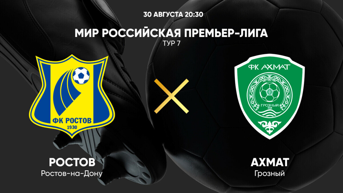 Спартак Москва - Сочи РПЛ 30.08.2025 Ростов - Ахмат