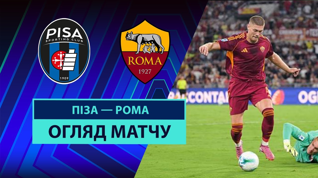 Пиза - Рома 30.08.2025 Серия А