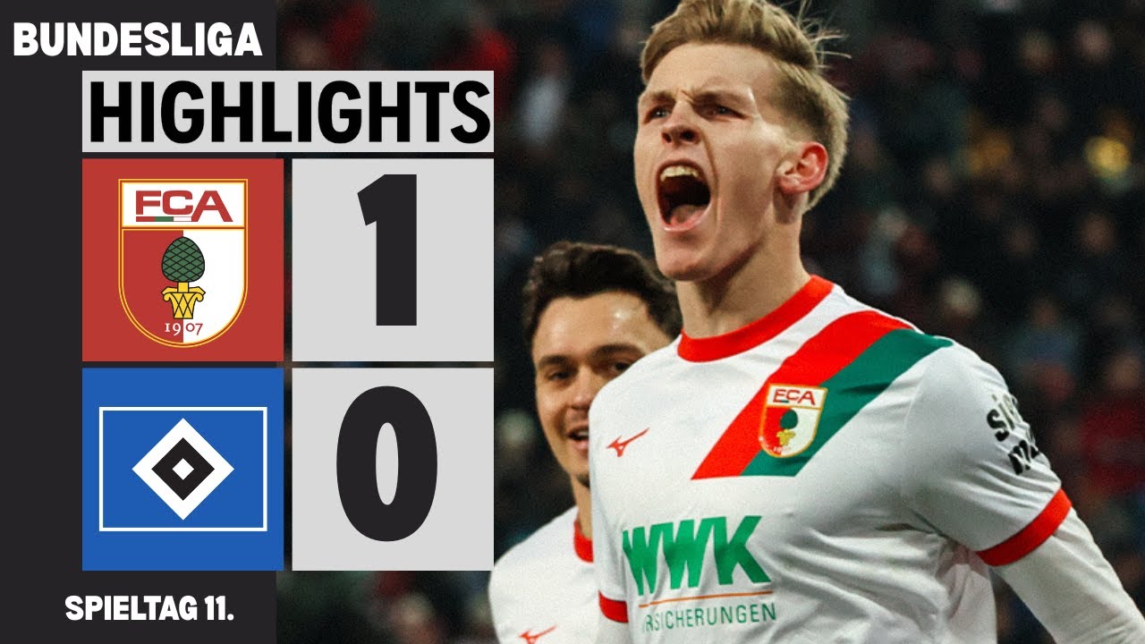 Аугсбург - Гамбург 22.11.2025 Бундеслига