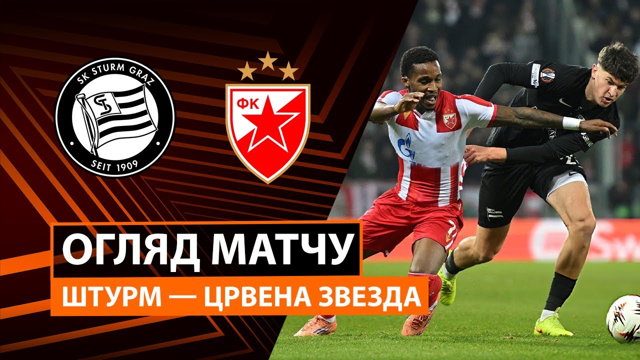 Штурм - Црвена Звезда 11.12.2025 Лига Европы