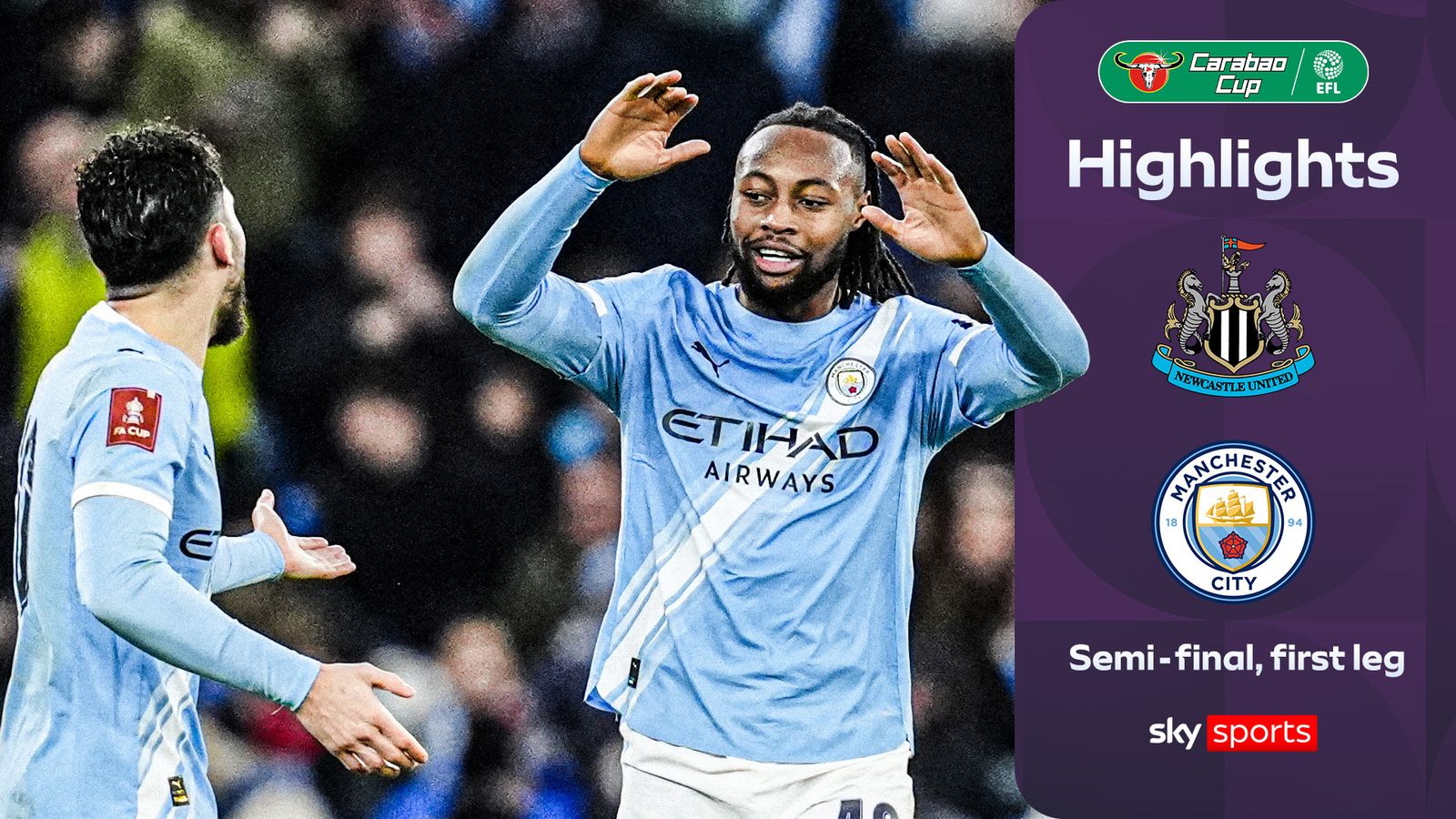 Ньюкасл - Манчестер Сити 13.01.2026 Кубок английской лиги