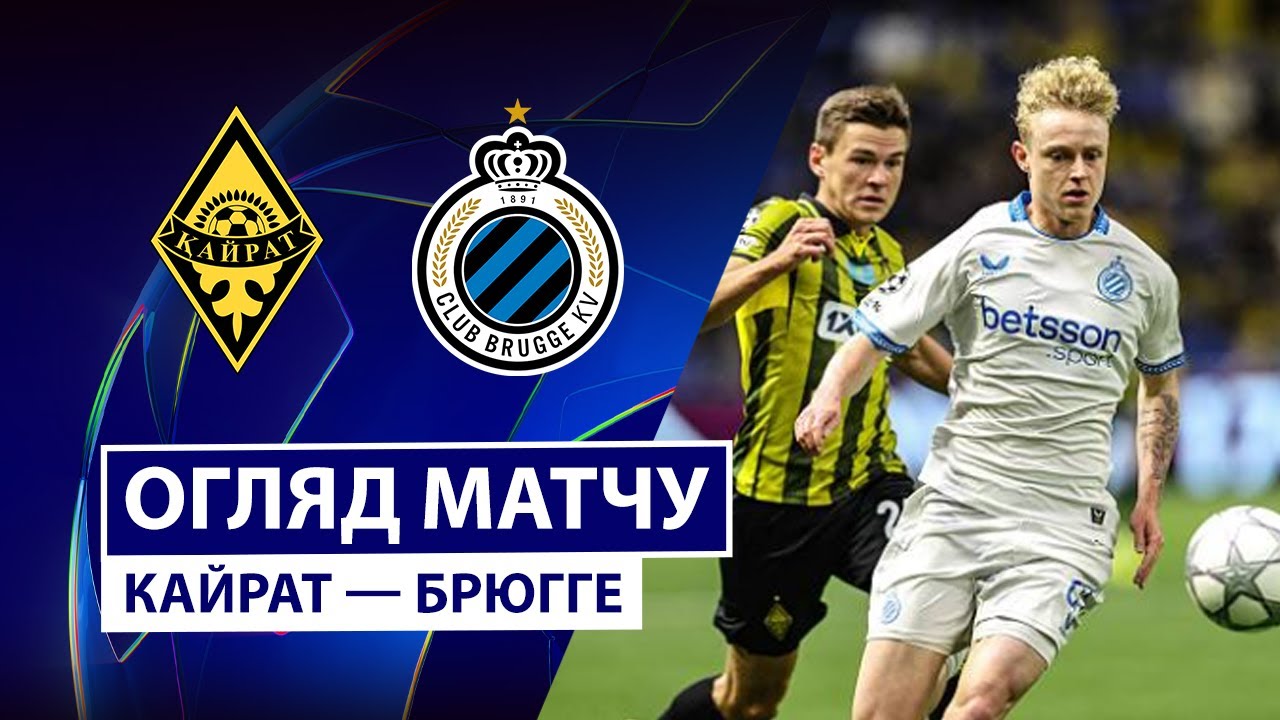 Кайрат - Брюгге 20.01.2026 Лига чемпионов