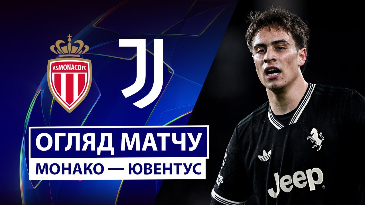 Монако - Ювентус 28.01.2026 Лига чемпионов