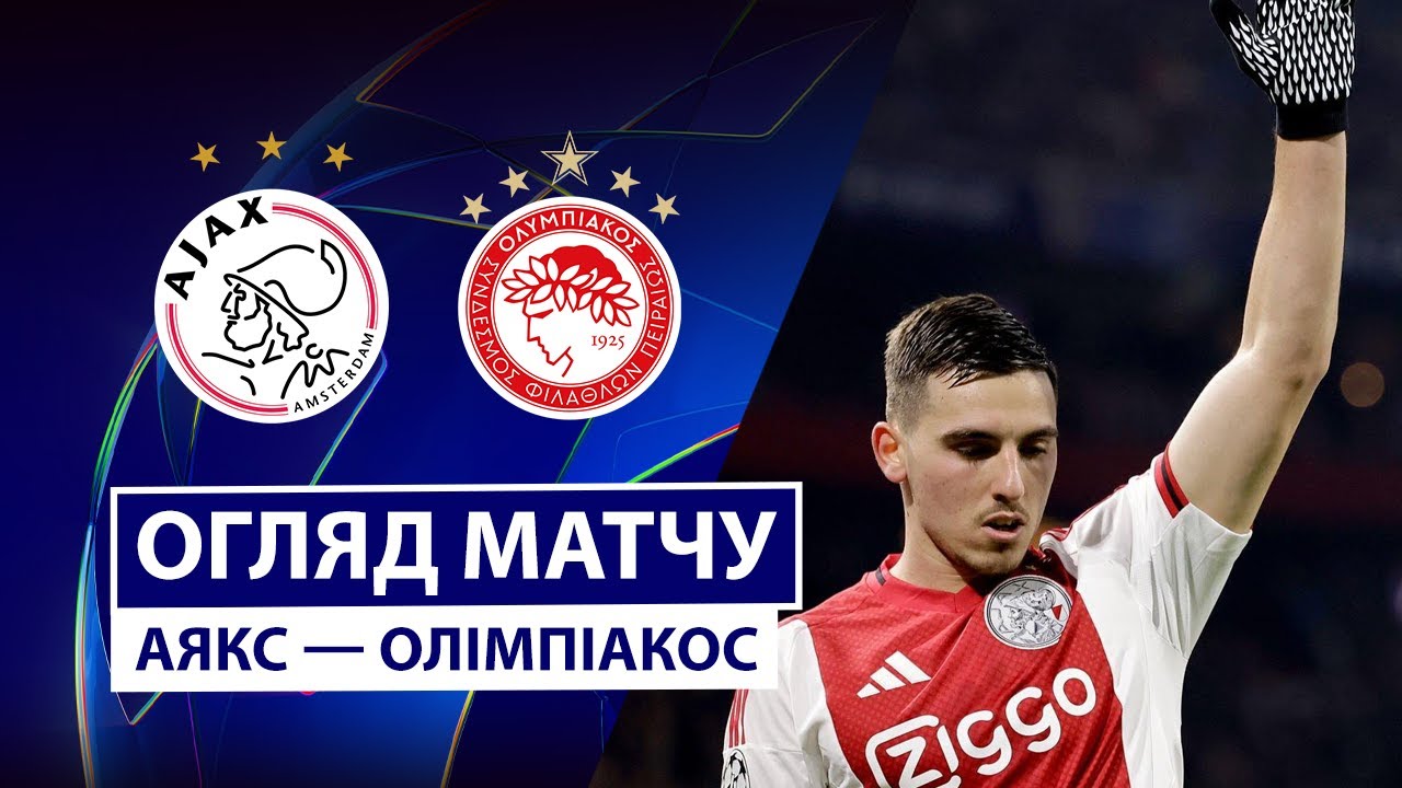 Аякс - Олимпиакос 28.01.2026 Лига чемпионов