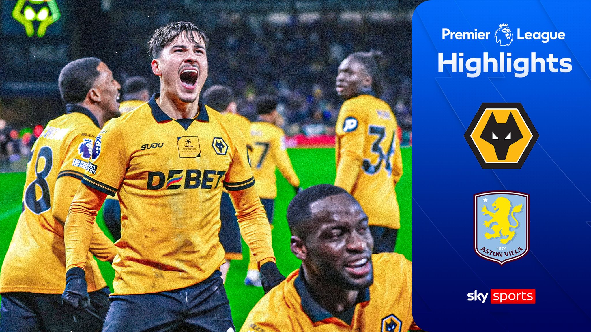 Вулверхэмптон - Астон Вилла 27.02.2026 АПЛ